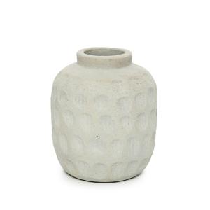 Vase Terre cuite Béton 16x16x18cm