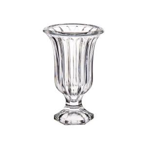 Vase vasque en verre Rayures - 15x15x24cm