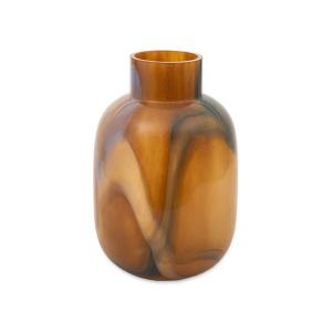 Vase Verre fumé marron 19x29 cm