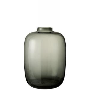 Vase verre gris H45cm