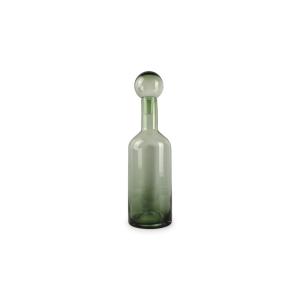 Vase vert en verre 15,5xh55cm