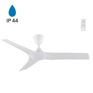 Ventilateur de plafond extérieur blanc avec contrôle étanch…