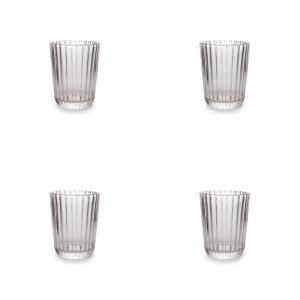 Verre 26cl rose Blossom - Lot de 4