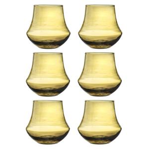 Verre à dégustation soufflé bouche en Verre recyclé Ambre…