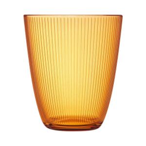 Verre à eau jaune 31cl Concepto Stripy Amber - Luminarc
