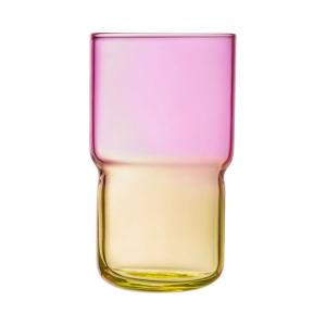 Verre à eau jaune/rose 32 cl Candy Mix - Luminarc