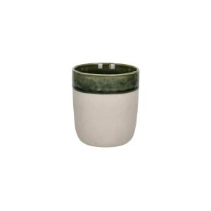 Verre en grès vert foncé H9