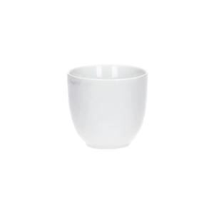 Verre en porcelaine blanche