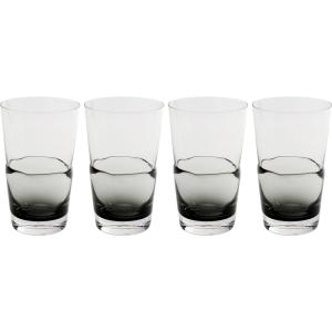 Verres à eau Mimi gris set de 4 Kare Design