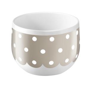 Verrine en Porcelaine Taupe