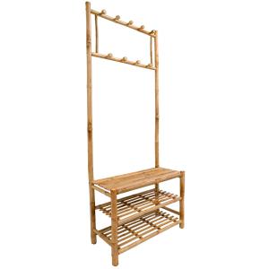 Vestiaire/portant en bambou massif