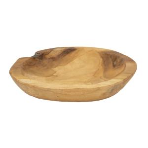 Vide-poches en bois brun Ø 25x5  cm