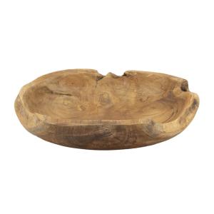 Vide-poches en bois brun Ø 30x7  cm