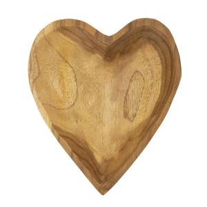 Vide-poches en bois marron 15x17x3,5  cm
