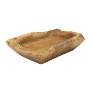 Vide-poches en bois marron 25x19x7  cm