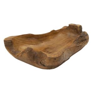 Vide-poches en bois marron 29x40x10  cm