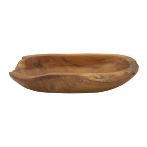 Vide-poches en bois marron 30x15x5,5  cm
