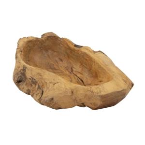 Vide-poches en bois marron 31x21x8  cm
