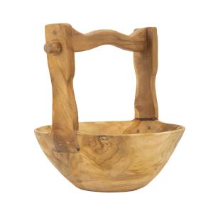 Vide-poches en bois marron 32x25x27  cm