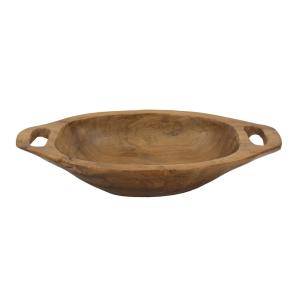 Vide-poches en bois marron 37x26,5x7  cm
