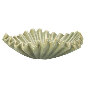 Vide-poches en céramique verte cm ø 40x13