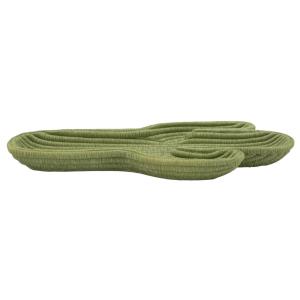 Vide-poches en résine verte cm 34x20x3