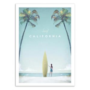 VISIT CALIFORNIA - Affiche d'art 50 x 70 cm