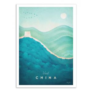 VISIT CHINA - Affiche d'art 50 x 70 cm