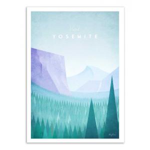 VISIT YOSEMITE - Affiche d'art 50 x 70 cm
