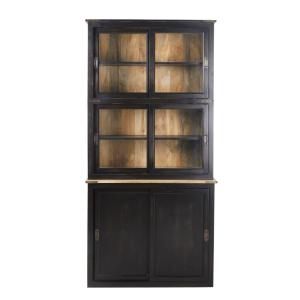 Vitrine 6 portes noire