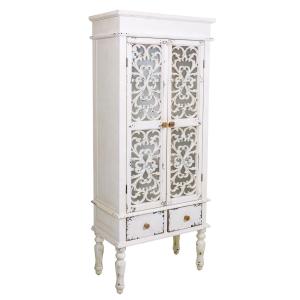 Vitrine avec 2 portes et 1 tiroir 71x38x171