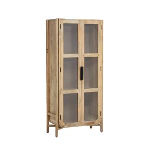 Vitrine en bois marron 82 cm