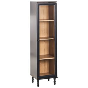 Vitrine en verre 40 cm noir