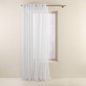 Voilage à oeillets blanc 140x350 cm