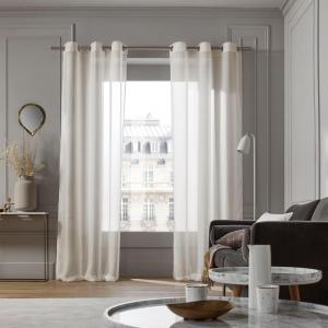 Voilage à oeillets ECRU 145x300 cm