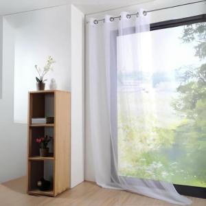 Voilage classique et grande largeur polyester blanc 140x280…