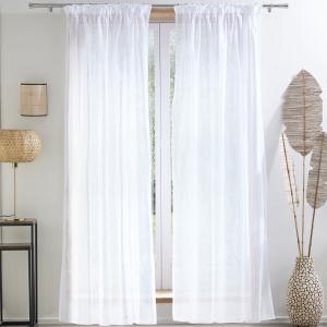 Voilage en polyester blanc 415x240cm