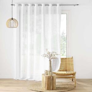 Voilage grande largeur - 240 x 240 cm - Blanc