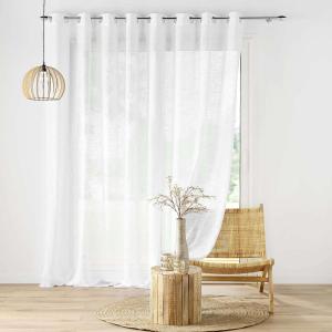 Voilage grande largeur - 300 x 240 cm - Blanc