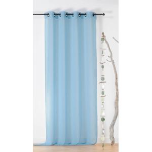 Voilage seaqual recyclé bleu 135x260cm