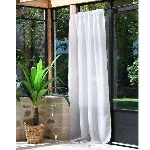 Voilage tamisant à pattes cachées polyester naturel 140x260…