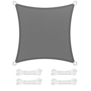 Voile d’ombrage 3 x 3 m protection solaire en tissu hdpe gr…