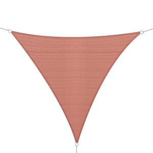 Voile d'ombrage 3x3x3m triangulaire rouge