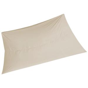 Voile d'ombrage rectangle 3x4m Beige