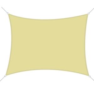 Voile d'ombrage rectangulaire 4x6m toile extérieur anti-uv…