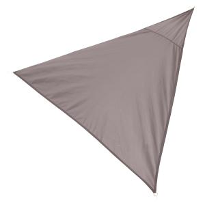 Voile d'ombrage taupe 3,6x3,6x3,6m