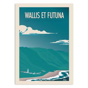 WALLIS ET FUTUNA - TURO - Affiche d'art 30 x 40 cm