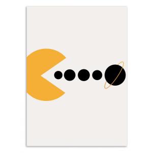 YAM YAM! - KUBISTIKA - Affiche d'art 50 x 70 cm