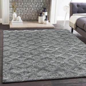 YASI - Tapis Berbère à relief - Gris 080 x 150 cm
