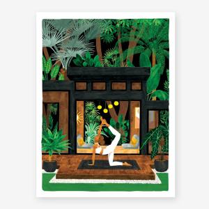 Yoga Terrasse - Poster / Medium - 29,7 x 39,7cm